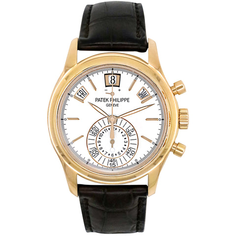 Pre-Owned Patek Philippe 5960R 18k Rose Annual Calendar Chronograph Watch