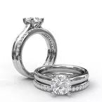 FANA Classic Solitaire With Peek A Boo Diamond