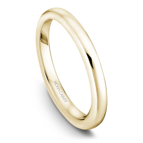 Noam Carver Yellow Gold 3-Stone Diamond Engagement Ring Setting (0.66 CTW)