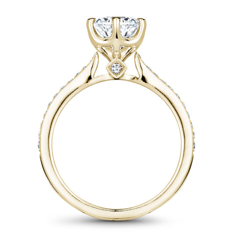 Noam Carver Yellow Gold 6-Prong Diamond Engagement Ring Setting (0.20 CTW)
