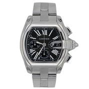 Pre-Owned Cartier Roadster XL Chrono-Graph, Black Dial, Quick Release Bracelet