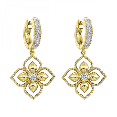 Gold Diamond Earrings
