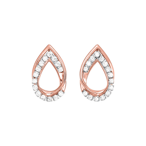 Teardrop Stud Earrings