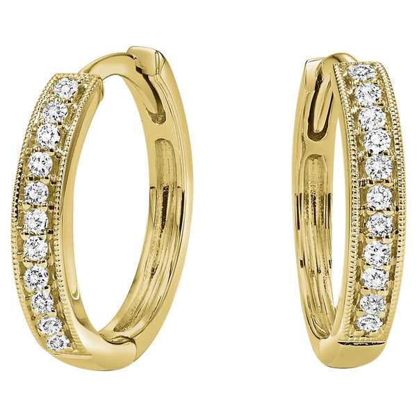 14k Diamond Mixable Earring (0.14 CTW)