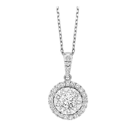 14K Diamond Pendant (0.50 CTW)