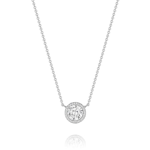 Tacori Diamond Halo Pendant
