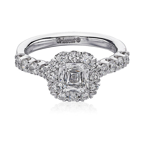 Christopher Designs Crisscut Engagement Ring Setting(0.83 CTW)