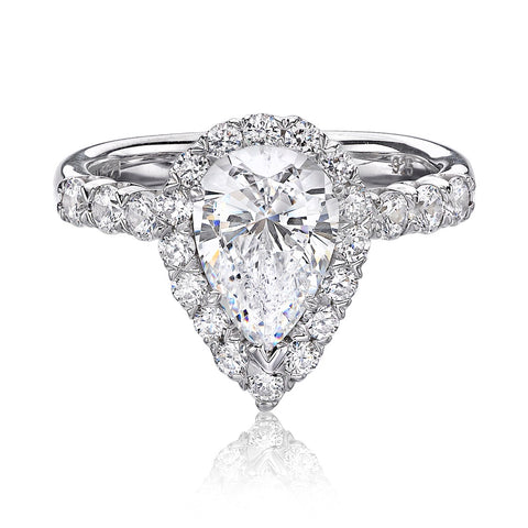 Christopher Designs Crisscut Engagement Ring Setting (0.98 CTW)