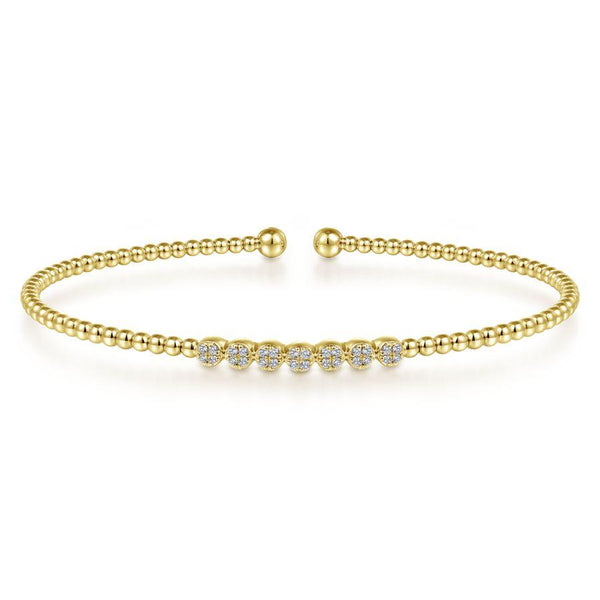 Gabriel & Co. Bujukan Yellow Gold Bracelet (0.14 CTW)