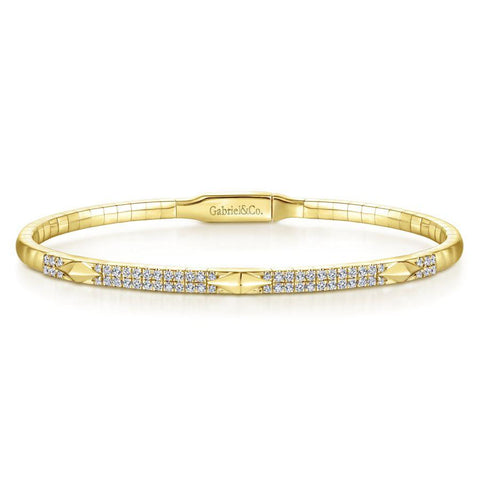 Gabriel & Co. Demure Yellow Gold Bracelet (0.54 CTW)