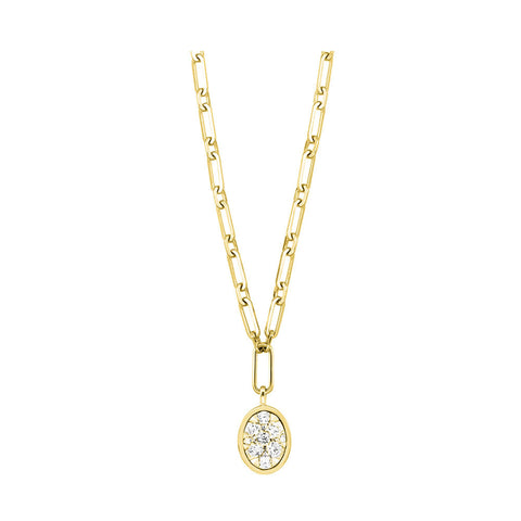 14K White or Yellow Gold Bezel Set Diamond Pendant (0.50CTW)