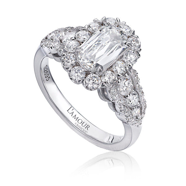 Christopher Designs L’Amour Engagement Ring Setting (1.01 CTW)