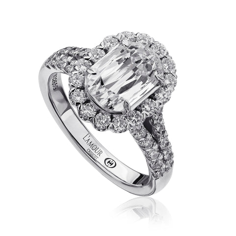 Christopher Designs L’Amour Engagement Ring Setting (0.82 CTW)
