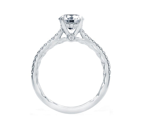 A.JAFFE Classics Round Diamond Engagement Ring Setting (0.24 ctw)