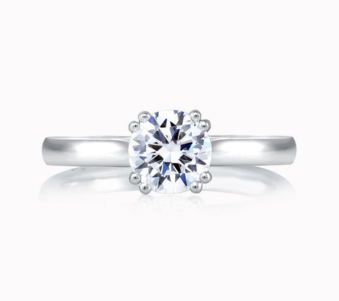 A.JAFFE Classics Round Diamond Solitaire Ring Setting