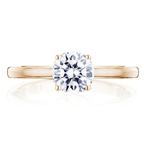 Tacori 14k Rose Gold Coastal Crescent Collection Engagement Ring Setting