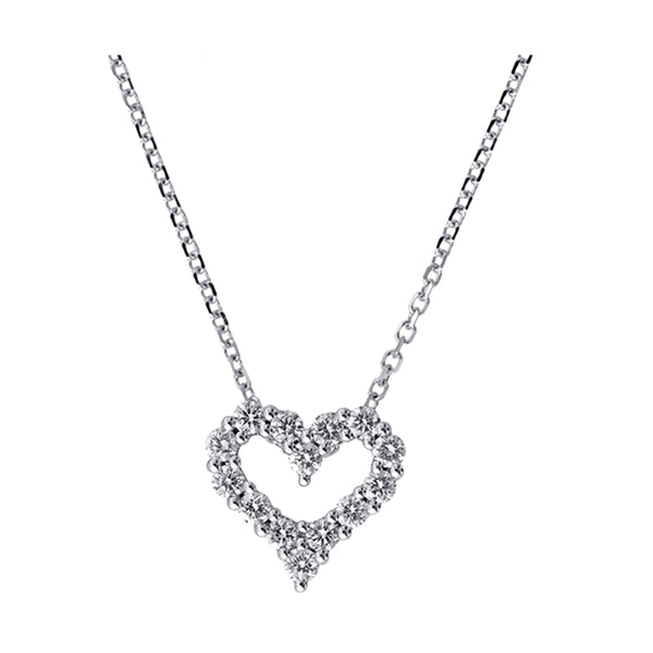 14Kt White Gold Diamond 1/3Ctw Pendant