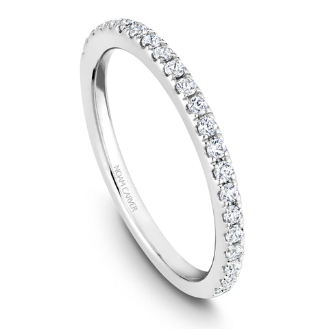 Noam Carver White Gold Diamond Engagement Ring Setting (0.23 CTW)