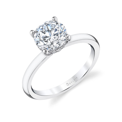 Sylvie Joanna Solitaire Engagement Ring Setting