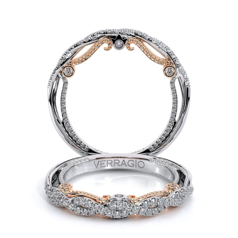 Verragio INSIGNIA 7074W 18k Two Tone Round Women's Band