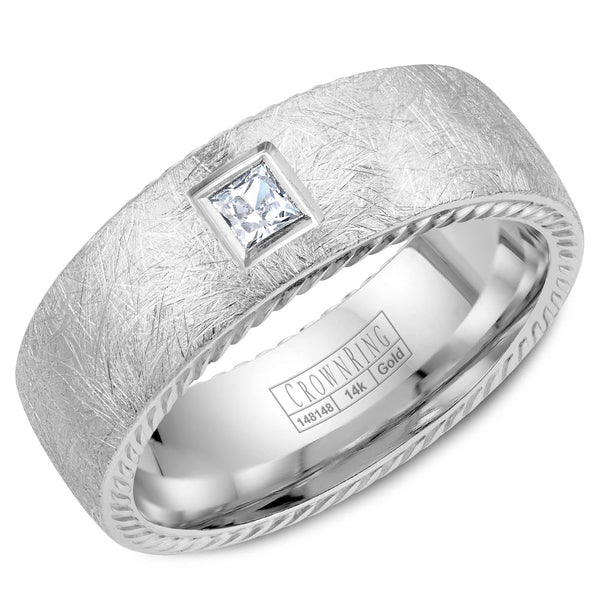 CrownRing Comfort Fit Diamond Wedding Band (0.15 CTW)