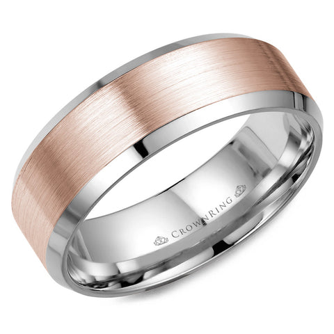 CrownRing Classic/Carved Wedding Band WB-7131RW