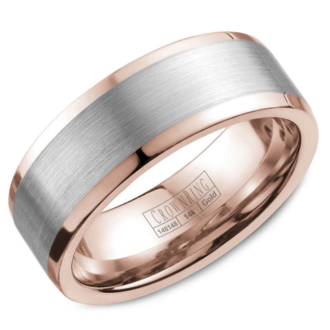 CrownRing Comfort Fit Wedding Band WB-9845WR