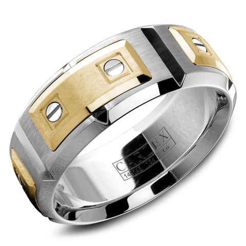 CARLEX Sport Mens Wedding Band WB-9852YC