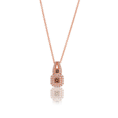 Le Vian® Chocolatier® 14K Strawberry Gold® Pendant .35ctw