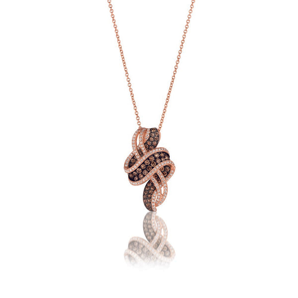 Le Vian® Chocolatier® 14k Strawberry Gold® Pendant .98 ctw