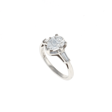 Pear Complete Engagement Ring (1.35CTW)