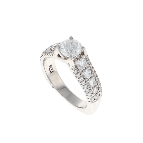Round Complete Engagement Ring (1.75CTW)