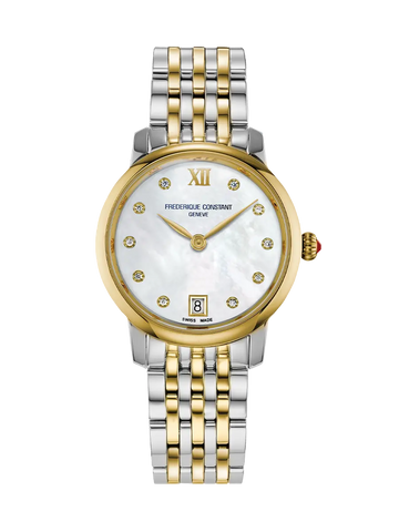 Frederique Constant Classics Slimline Midsize Date Ladies