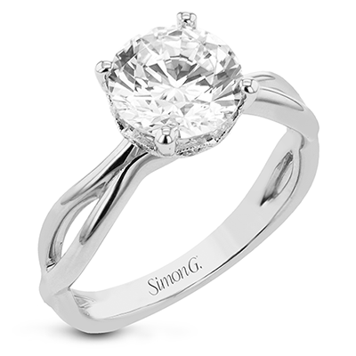 Simon G. Engagement Ring LR2945 WHITE PLAT SEMI