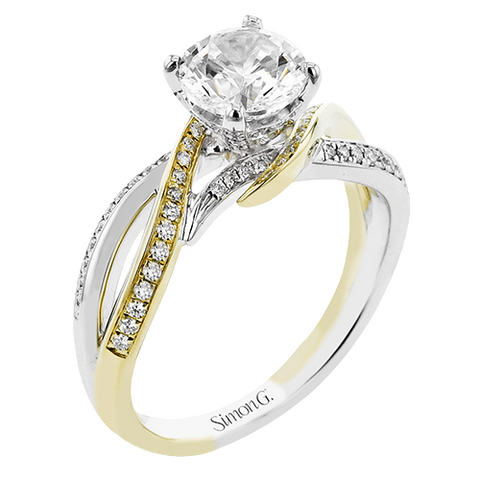 Simon G. Engagement Ring LR3073 2T 18K X 2T