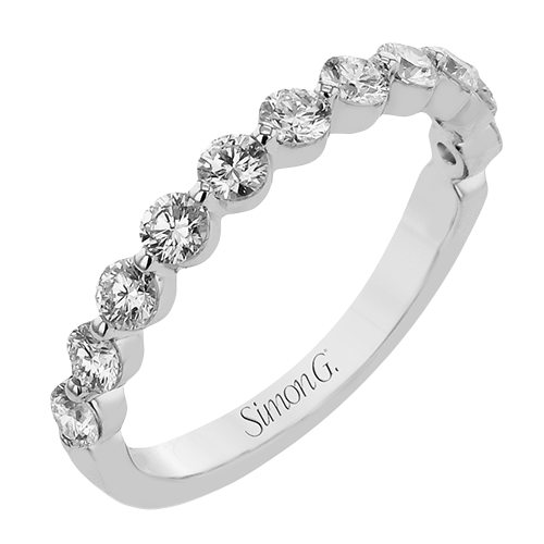 LR3202-B WHITE 18K BAND WHITE