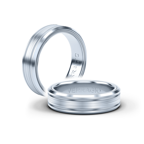 Verragio Men's Band VW-6028-Platinum