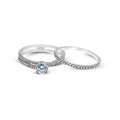 Zeghani Wedding Set ZR1106_WHITE_14K_SET_1