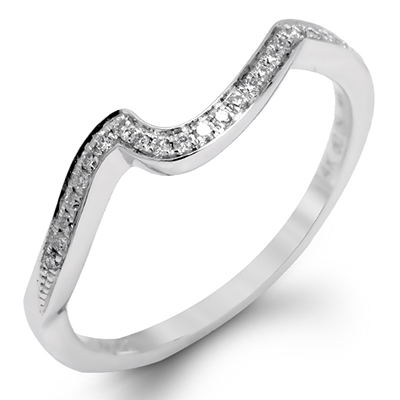 Zeghani Nature Lover Engagement Ring ZR560 WHITE 14K SEMI 1